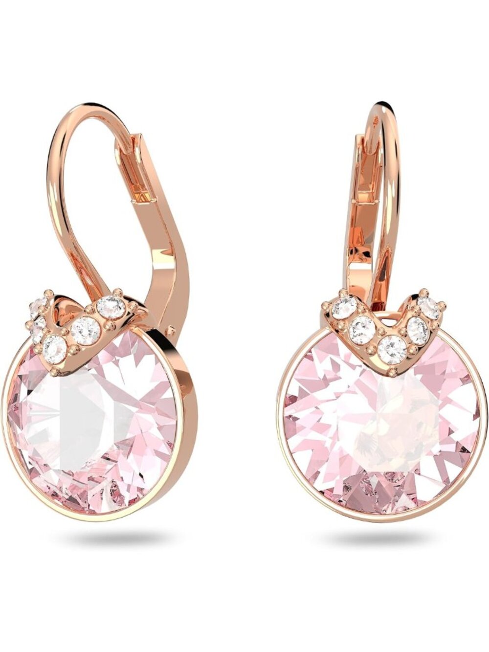 Stunning Crystal Earrings with Grey, Yellow, Clear & Rose Colors - Bella V
